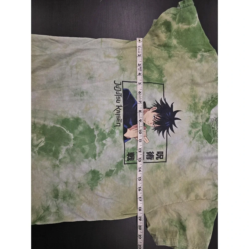 Jujutsu Kaisen Megumi Fushiguro Shirt Mens Medium Tie Dye Graphic‎ Anime Tee